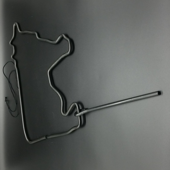 Vintage Wrought Iron Cow Shaped Dinner Bell Ringer - Picture 5 of 7